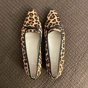 Classic Talbot’s Leopard Print Flats with Bow